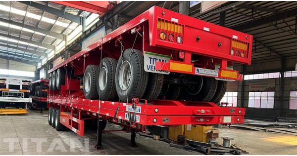 3台のセミトラックフラットベッドトレーラーがタンザニアに送られます