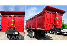 50トンのトライアクスルセミティッパートレーラーがタンザニアのダルエスサラームに送られます