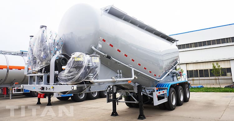 Tri Axle Dry Bulk Cement Tanker Trailer for Sale in Burundi