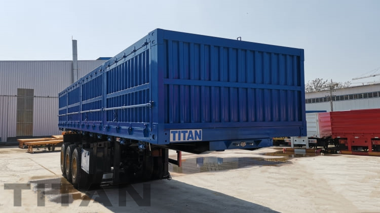 日本での販売のための Tri Axle 60 トン サイド ティッパー トレーラー