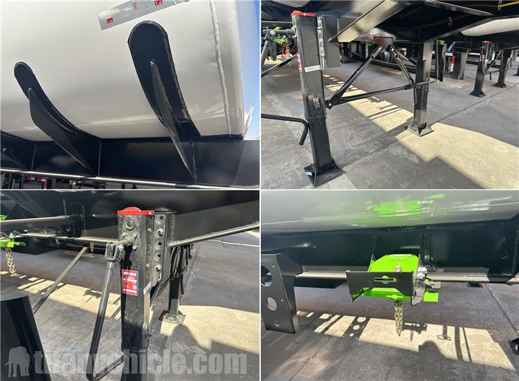 ボリビアでの販売のための 40000 リットルのパーム油タンカー トレーラー
