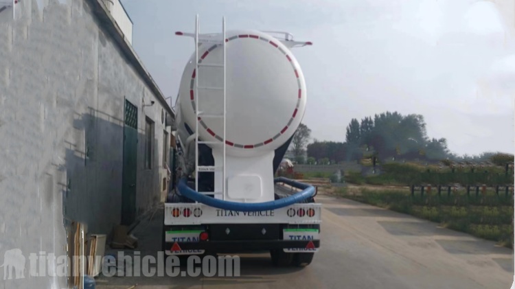 3 Axle 40 CBM Cement Bulk Trailer Will Be Sent To Japan