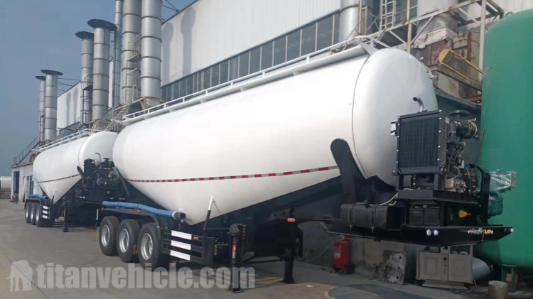 3 Axle 40 CBM Cement Bulk Trailer Will Be Sent To Japan