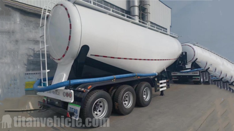 3 Axle 40 CBM Cement Bulk Trailer Will Be Sent To Japan