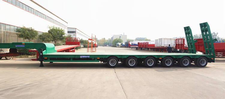 low loader semi trailer for Tanzania
