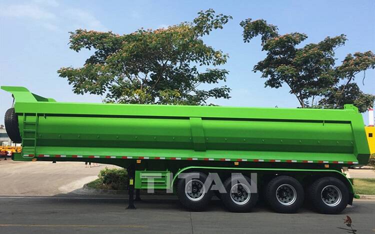 4 Axle End Dump Trailer