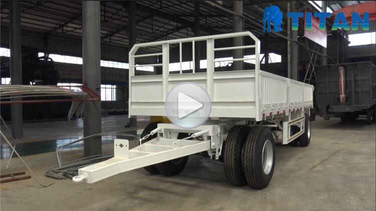 Drawbar dumper trailer