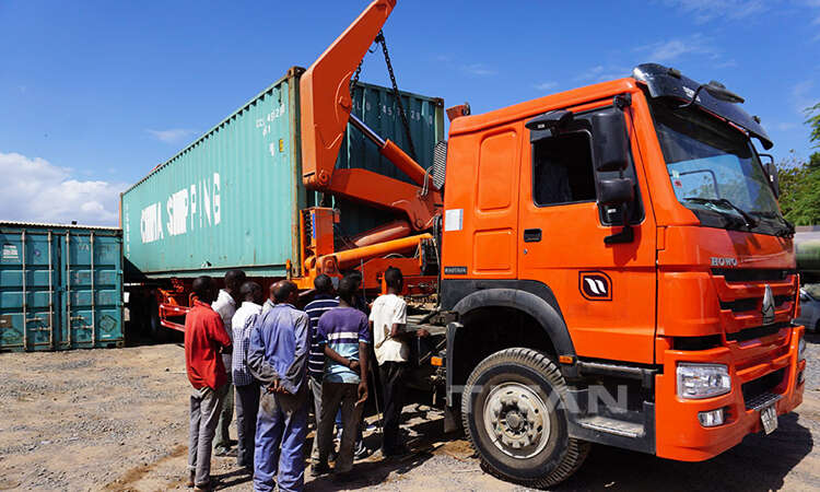 40Ft Side Loader Container Trailer