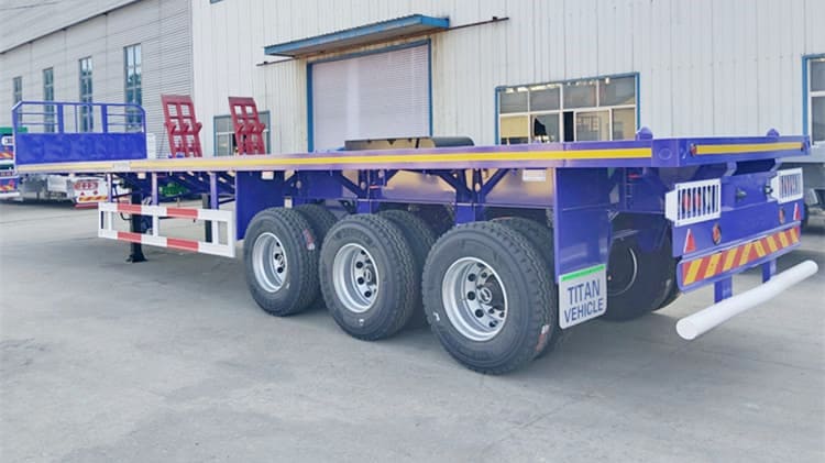 40 Foot Semi Truck Flatbed Trailer for Sale