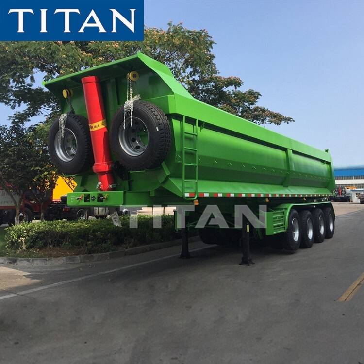 4 Axle End Dump Trailer